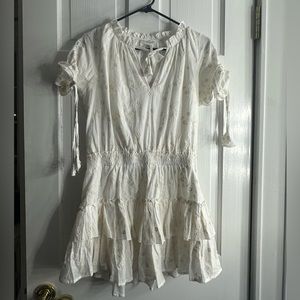 W.A.P.G Meets Eyelet Mini Dress